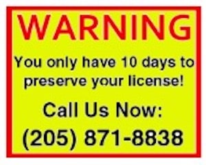 Warning You only have 10 days to preserve your license