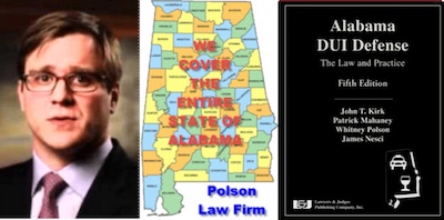 Birmingham criminal attorney Whitney Polson co-wrote Alabama DUI Defense The Law and Practice Fifth Edition manual, and is a partner at Polson Law Firm, where you can get free legal advice,